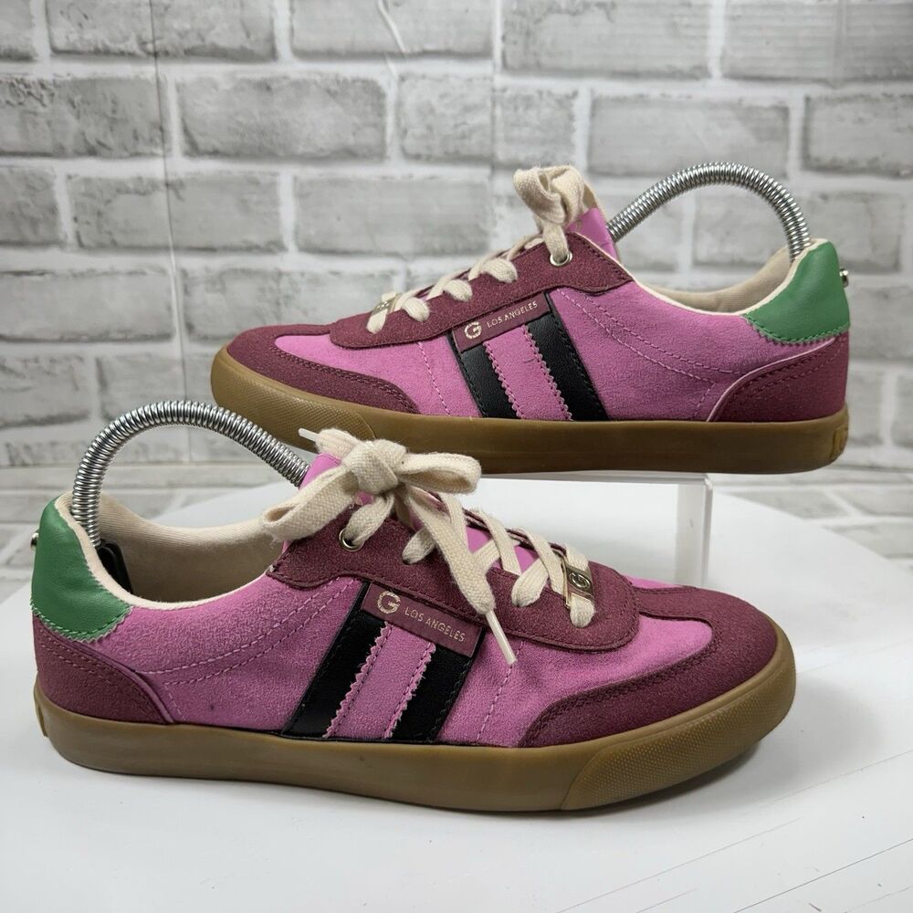 GBG Los Angeles Women’s Size 8.5 Maroon and Pink Gum Sole Casual Sneakers